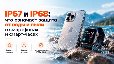 IP67 и IP68: что означает защита от воды и пыли в смартфонах и смарт-часах